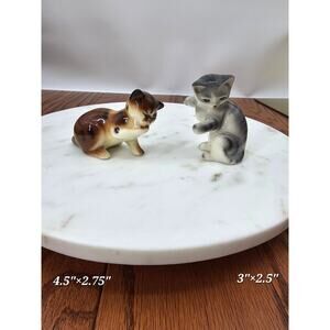 Vintage Robert Simmons Attributed Tutsy‎ & Putsy Cat Figurine Atomic MCM Ceramic